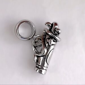 Silver Golf Bag Charm